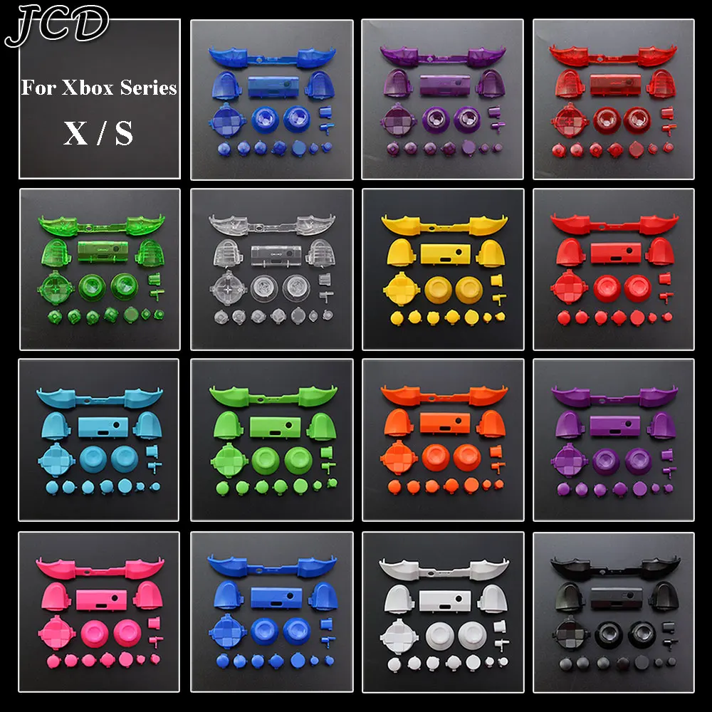 JCD Replacement Buttons for Xbox Series S X Controller LB RB LT RT Bumpers Triggers D-pad ABXY Start Back Share Keys With tools