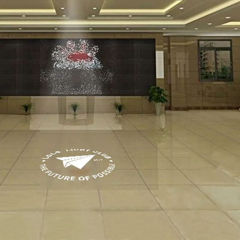 40W Outdoor Laser Logo Projector Custom For advertising Gobo Rotation Proyector Adjustable Lens Marketing y Publicized Hot Sale