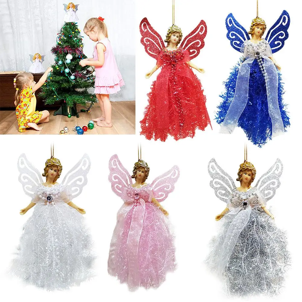 

Mini Angel Princess Girls Christmas Tree Pendant Elizabeth II Memory Navidad Christmas Decorations Xmas Tree Ornament for Home