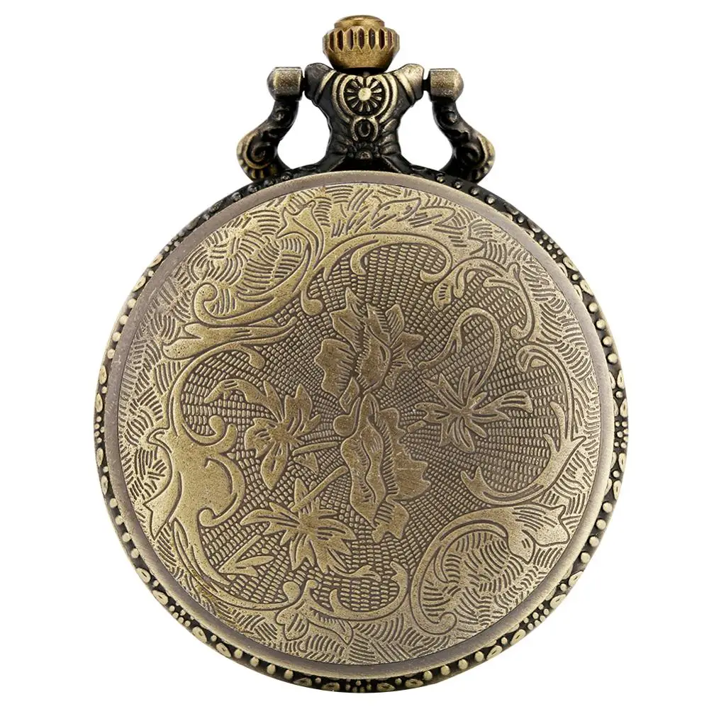 Reloj de bolsillo de cuarzo con patrón de bandera británica para hombres y mujeres, relojes de cadenas Vintage, regalos masculinos, Retro, exhibición de bandera del Reino Unido, bronce, Londres