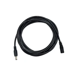 Cable de extensión de adaptador de corriente DC 12V, Cable de alimentación hembra macho de 5,5x2,1mm, Cable de extensión de 1M, 3M, 5M para cámara CCTV, DVR, enrutador 4G