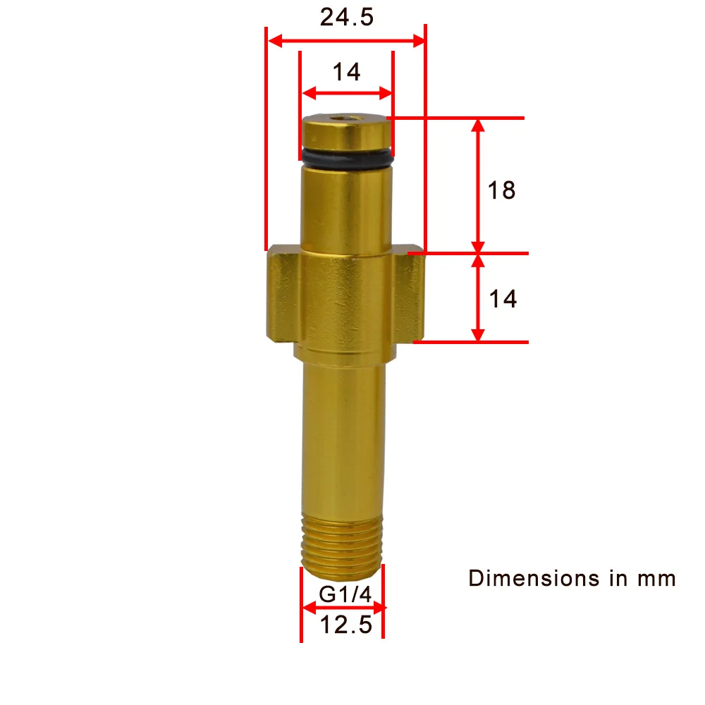 Pressure Washer Adjustable Foam Cannon Snow Foam Gun Lance Nozzle Car Foam Wash for Elitech Sun Joe Hitachi Prorab Redverg Ryobi