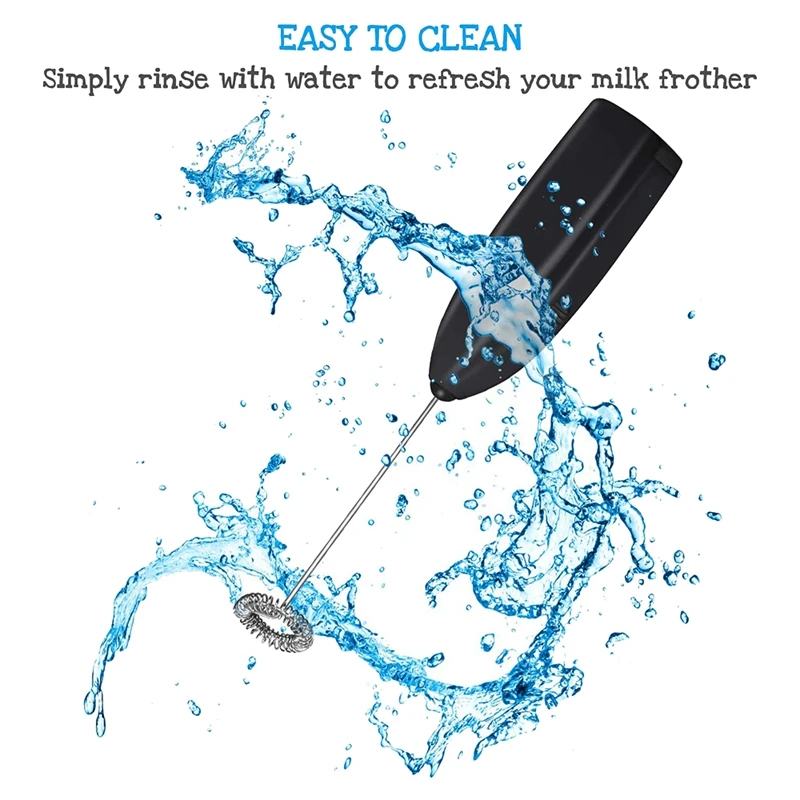 2Pcs ไฟฟ้ามือถือ Frother นมเครื่องปั่น USB Charger Bubble Maker Whisk Mixer สำหรับกาแฟ Cappuccino