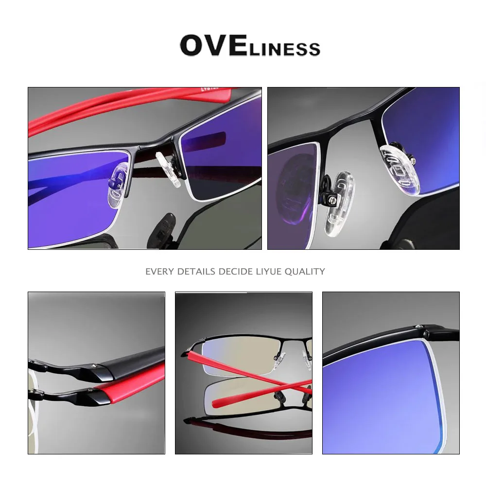 computer glasses frame goggles Anti blue ray clear lens gaming glasses Men Spectacle radiation resistant eyeglasses eyewear 8199