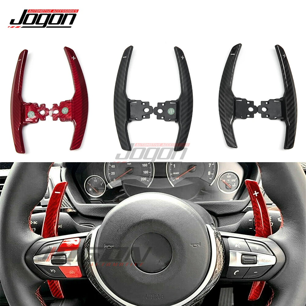 

For BMW M3 M4 M5 M6 F80 F82 F83 F86 F30 F31 F32 F33 F34 F36 F10 Carbon Fiber Steering Wheel Paddle Extension Shifter Replacement