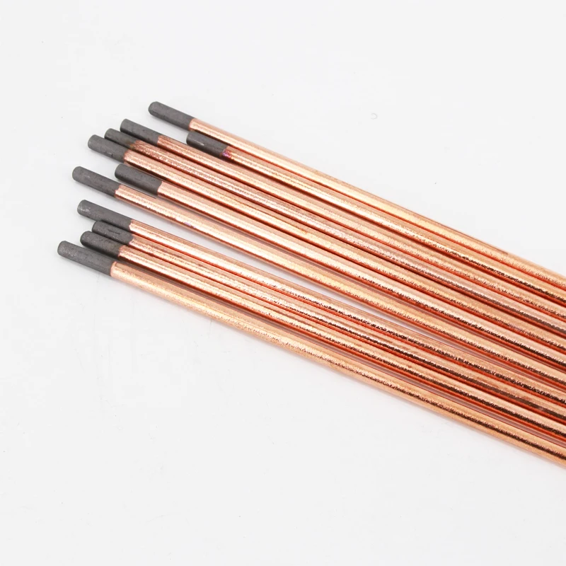 5pcs di trasporto del Nuovo piano rotondo arco aria scriccatura canna in carbonio bar 4-10 millimetri di saldatura DC gas scriccatura pistola elettrodo di Grafite di Saldatura Forniture