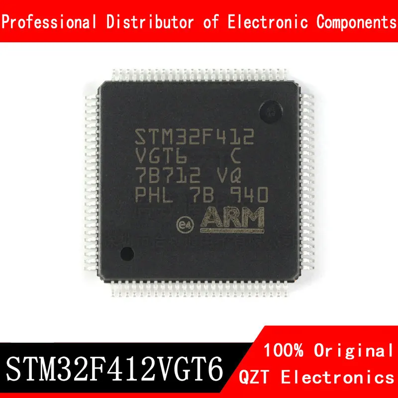 5pcs/lot new original STM32F412VGT6 STM32F412 LQFP100 microcontroller MCU In Stock