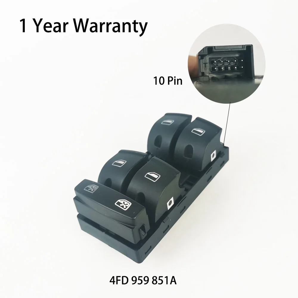 

Главный переключатель стеклоподъемника для AUDI A6 4FD 959851 A