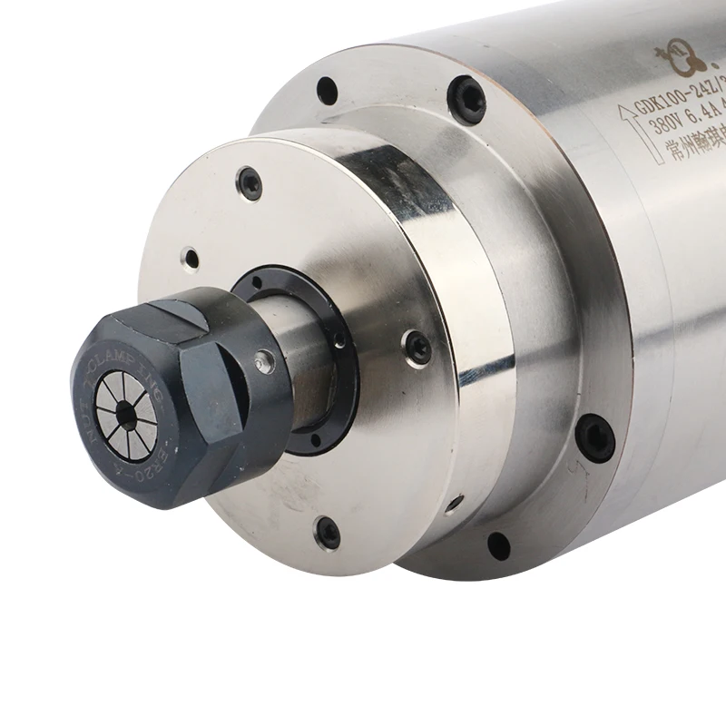 2.2KW ER20 D=100 Constant Torque Water-Cooled Spindle Motor 220V 380V 4 Bearing Used For CNC Router Engraving Metal Milling