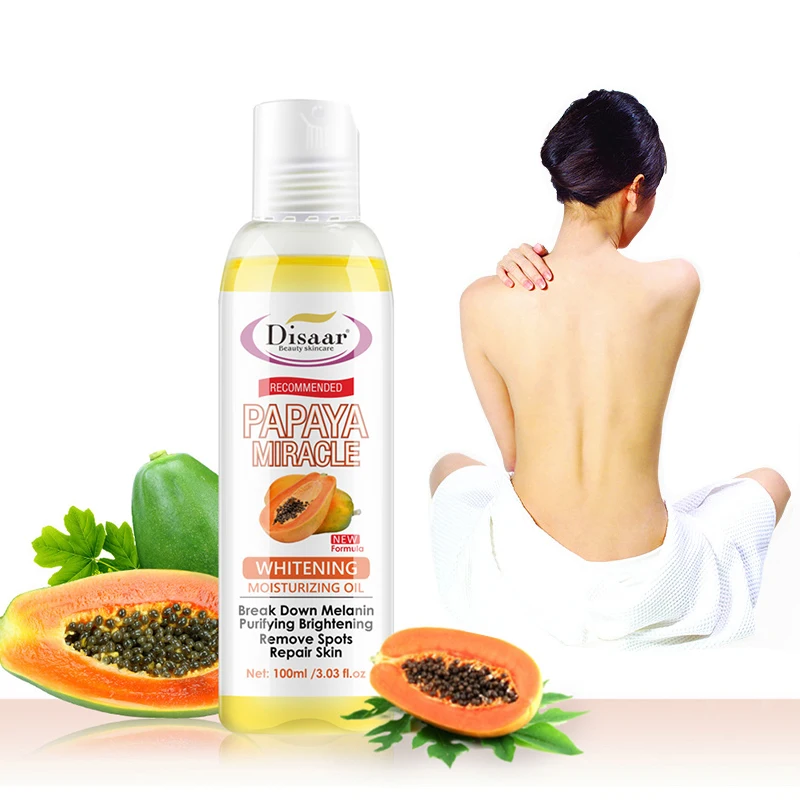 Papaya Moisturizing Oil Anti Aging Fade Spots Face Care Oil Exclude Stacking Relaxing Skin Massage Oil Skin Care Emollient Oil