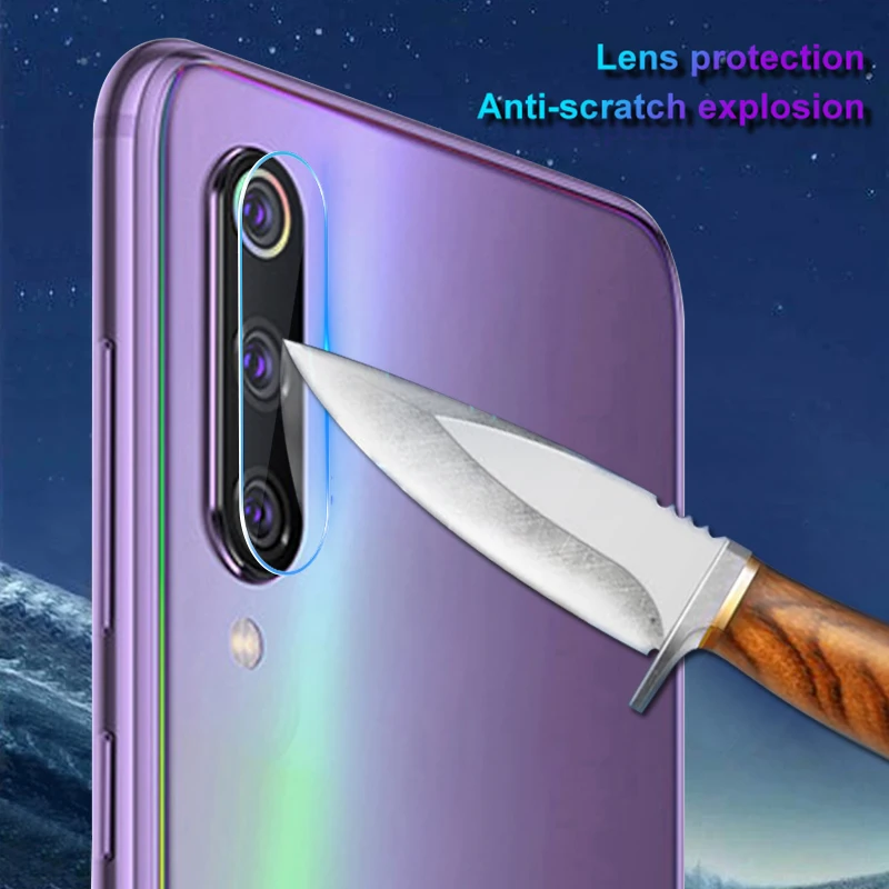 2 in 1 Full Cover Tempered Glass For Xiaomi Mi A3 Lite Camera Lens Screen Protector Glass For Xiaomi Mi A3 Camera Lens