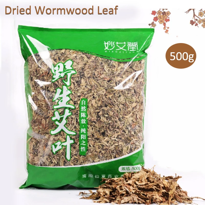 500gram Mugwort Herb Wormwood Dried Leaves Moxa For Feet Soaking, Foot treatment Spa, Prickly Heat, Eczema Dried Wormwood Leaf