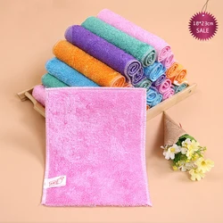 Wholesale High Efficient ANTI-GREASY Dish Cloth Bamboo Fiber Washing Dish Cloth Magic Multi-function Wiping Cleaning Rags