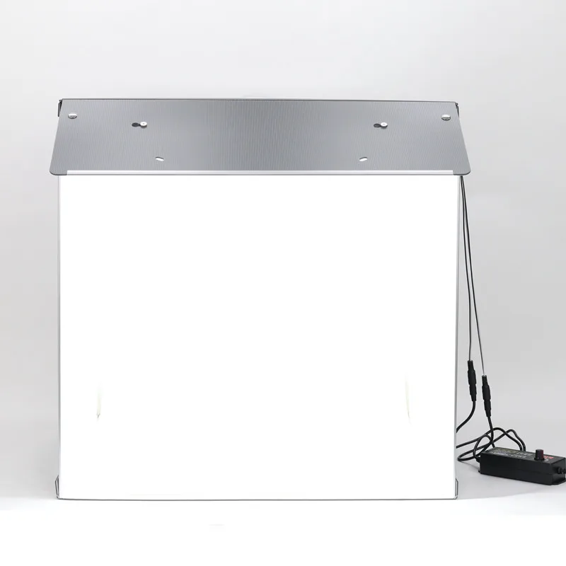 SANOTO – boîte à lumière LED pliable pour Studio Photo, boîte à lumière portable avec 2 panneaux, arrière-plan de photographie, 56cm, nouveauté