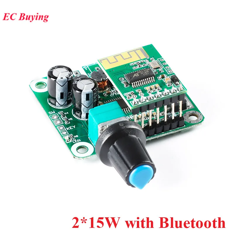 TPA3110 Bluetooth-compatible 5.0 Digital Power Amplifier Board Module 15W+15W 30W+30W Stereo Class D Audio Car USB Portable