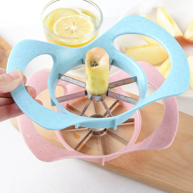 NEW Apple Slicer Cutter Pear Fruit Divider Tool Comfort Handle Apple Peeler Fast Shipping Kitchen Tools Accessories 3 Colors