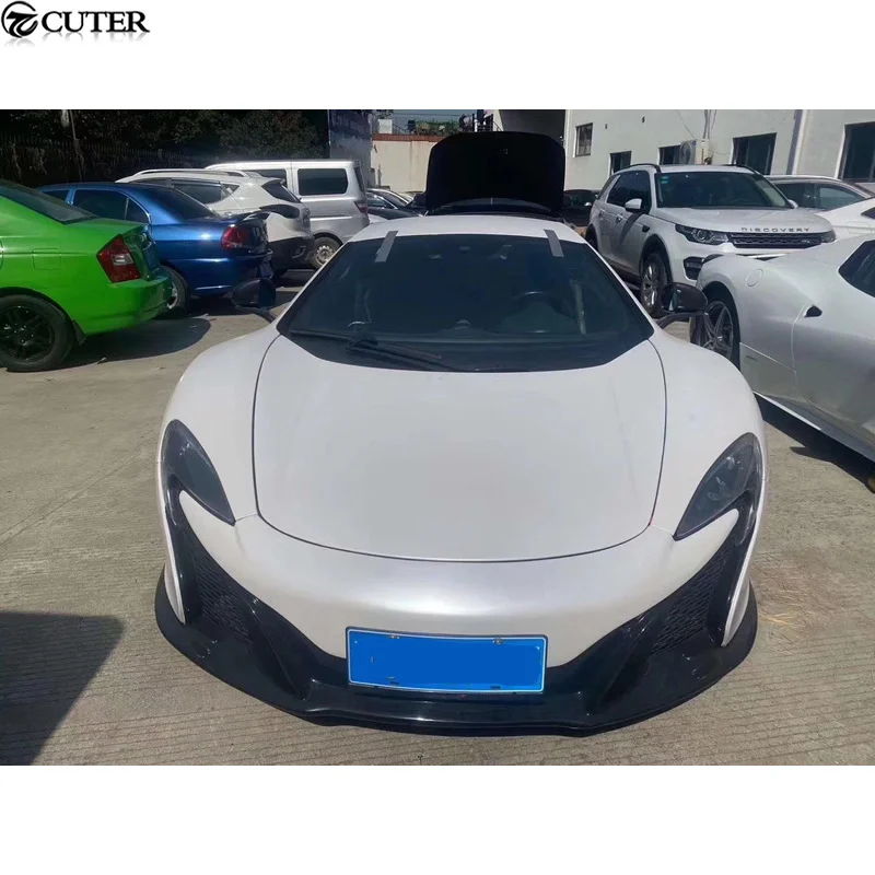 Mp4 12c do 650s Frp przedni zderzak z włókna węglowego tylny zderzak boczne spódnice osłona silnika błotniki dla Mclaren Mp4 12c aktualizacja 650s styl