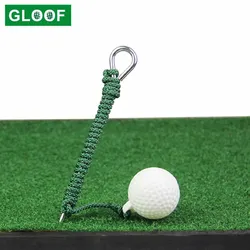 Golf Fly Rope Driving Ball Fly Swing Training Cord Ball Alignment Aid Hit Outdoors Golf Club Practice Accessories