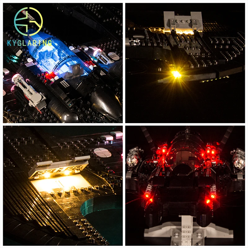 LED Light Kit For LEGO 76161 1989 Batwing(only light included)