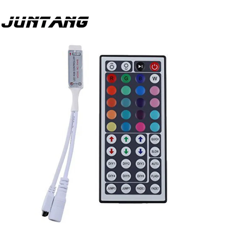 44-key RGB controller 12V IR infrared LED light strip dimming controller Radio frequency remote control120m * 40mm * 10mm