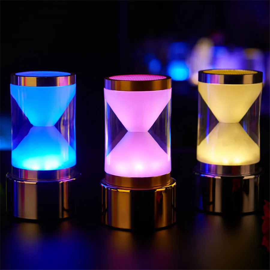 

Crystal Bubbles Rechargeable LED Bar Table Lamps KTV Cafe Restaurant Hotel Cafe Table Night Light Free Logo Printing