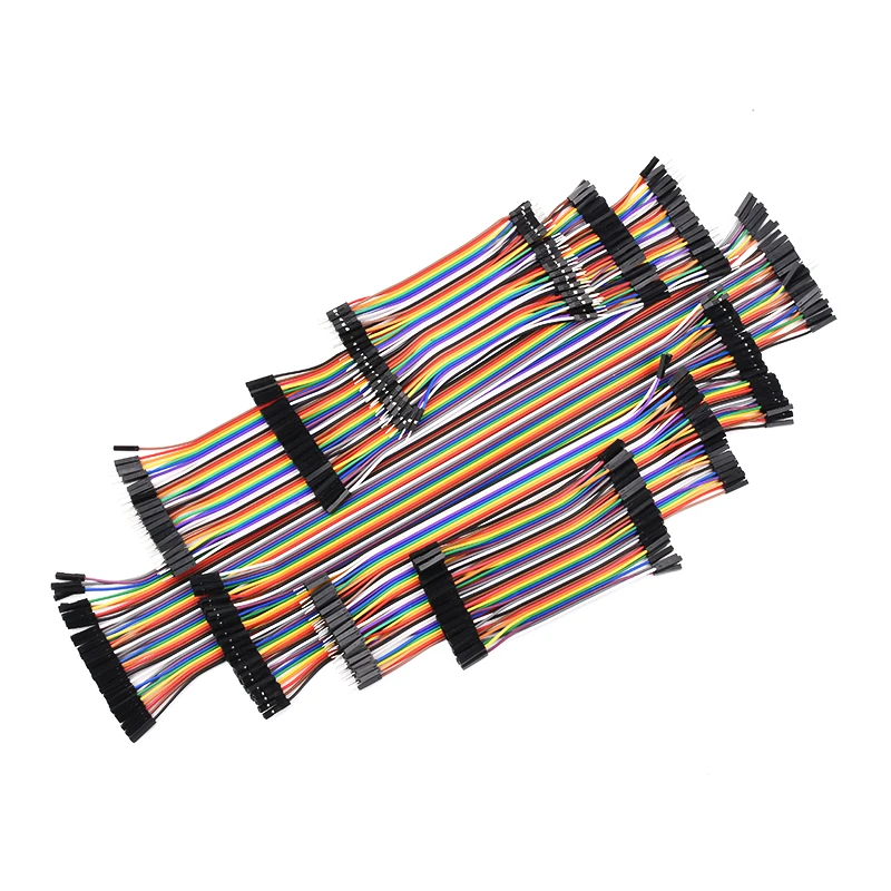 Cabo Dupont para Arduino, kit DIY, macho para macho + fêmea para fêmea para fêmea, Jumper Wire, 10cm, 20cm, 30cm