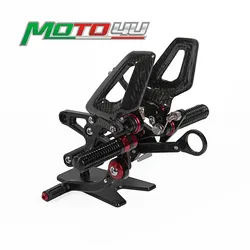 Adjustable Rearset Aluminum Foot Pegs Racing Rear set Carbon Part For BMW S1000RR S 1000RR S1000 2009 2010 2011 2012 2013 2014