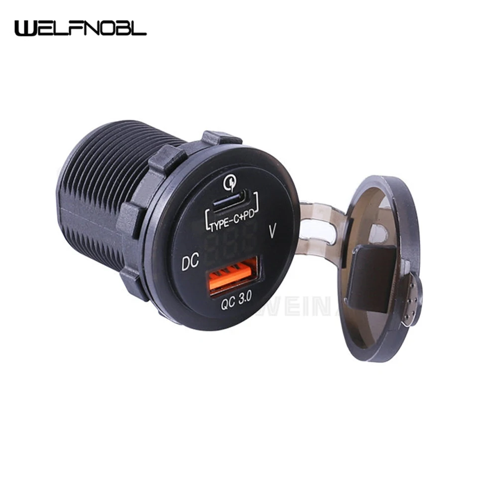 USB Car Charger With LED Display Universal Mobile Phone Car-Charger for Xiaomi Samsung S8 iPhone 6 6s 7 8 Plus Tablet