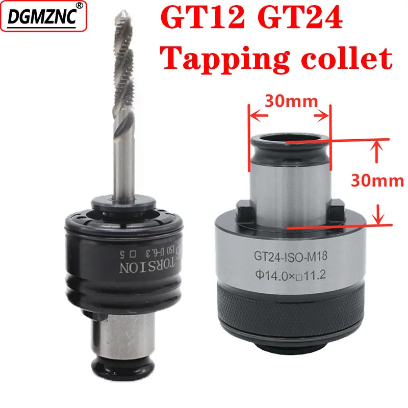 

high precision Tapping chuck GT12 GT24 M2 M4 M6 M8 M10 M12 M14 M16 M18 M20 torque Tapping tool handle G3 G12 tapping collet