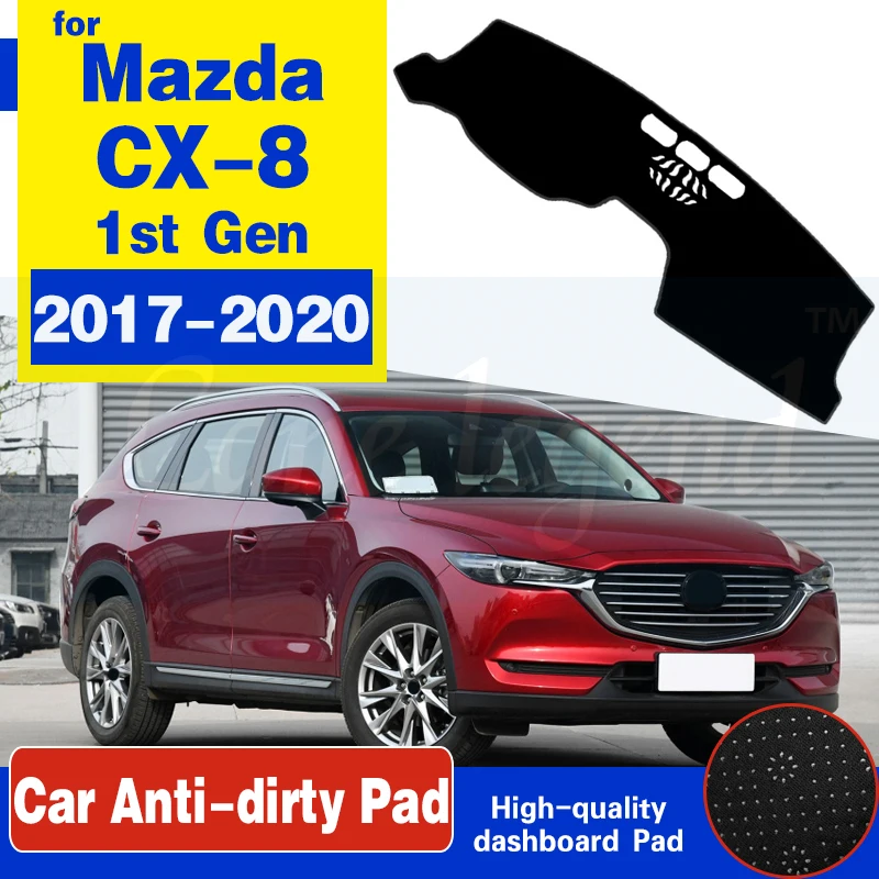 

Противоскользящий коврик для приборной панели Mazda CX-8 2017 2018 2019 2020 коврик для защиты от солнца коврик аксессуары для автомобиля коврик CX 8