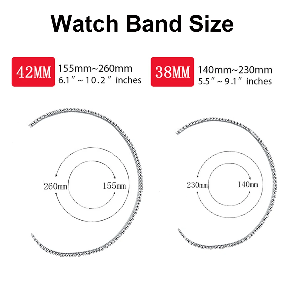 Correa de acero inoxidable para Apple Watch, pulsera Milanesa De 38/40 MM para iWatch Series 1, 2, 3, 4, 5, SE y 6, 42/44 MM