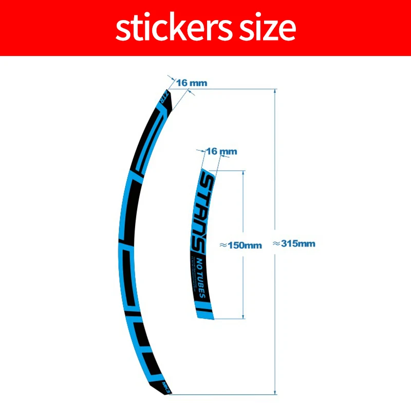 2020 NOTUBES flow MK3 mountain wheel stickers MTB rim decal Bicycle Accessories