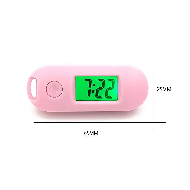 Mini Mute Luminous Digital Electronic Clock Time Date Display Digital Clock Pocket Watch Kids Gift Pill Shape Часы Настольные