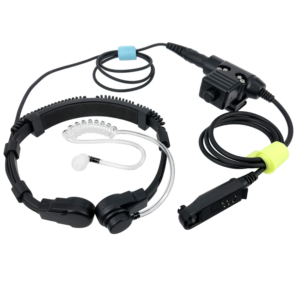 Walkie Talkie Microfoon U94 Ptt Nek Keel Microfoon Oortelefoon Radio Nato Tactische Headset Voor Baofeng BF-A58 UV-9R Plus GT-3WP UV-XR