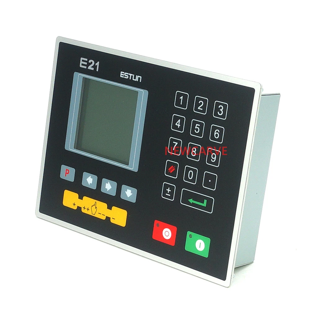 Bending Controller Kit Estun E21 Folding Press Brake Bending Machine Controller With Hanging Box Encoder Switches NEWCARVE