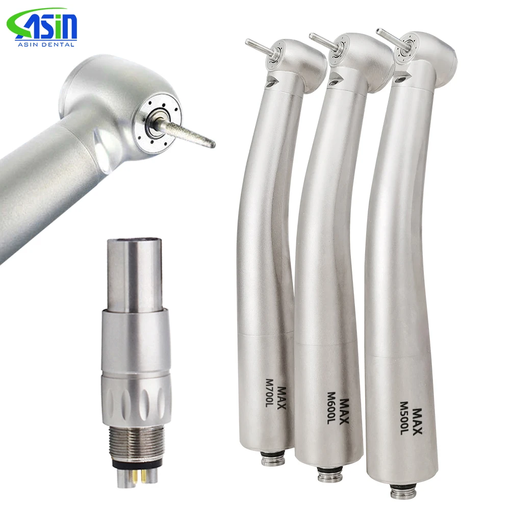 DEASIN MAX M600L M500L type Dental Optic LED High Speed Surgical Optical Handpiece For NSK coupler