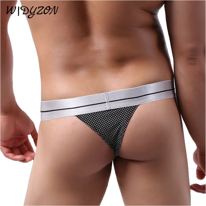 Sexy Men Underwear Men Jacquard G Strings Thong Gay Sissy Tanga Hombre Jockstrap Breathable U Pouch Men\'s Lingerie Cuecas