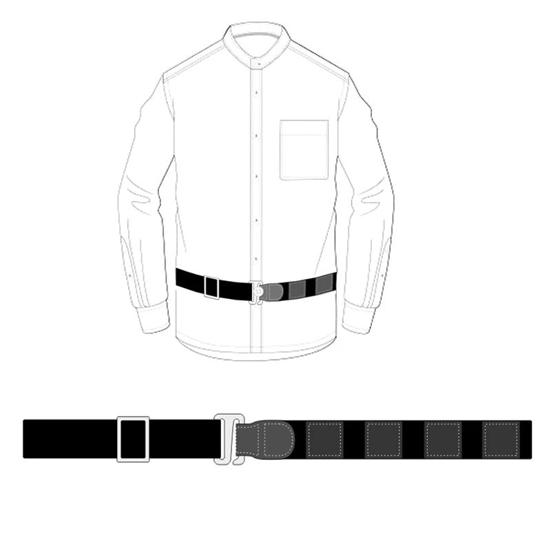 Shirt Holder Adjustable Near Shirt Stay Best Tuck It Belt for Women Men Work Interview B99