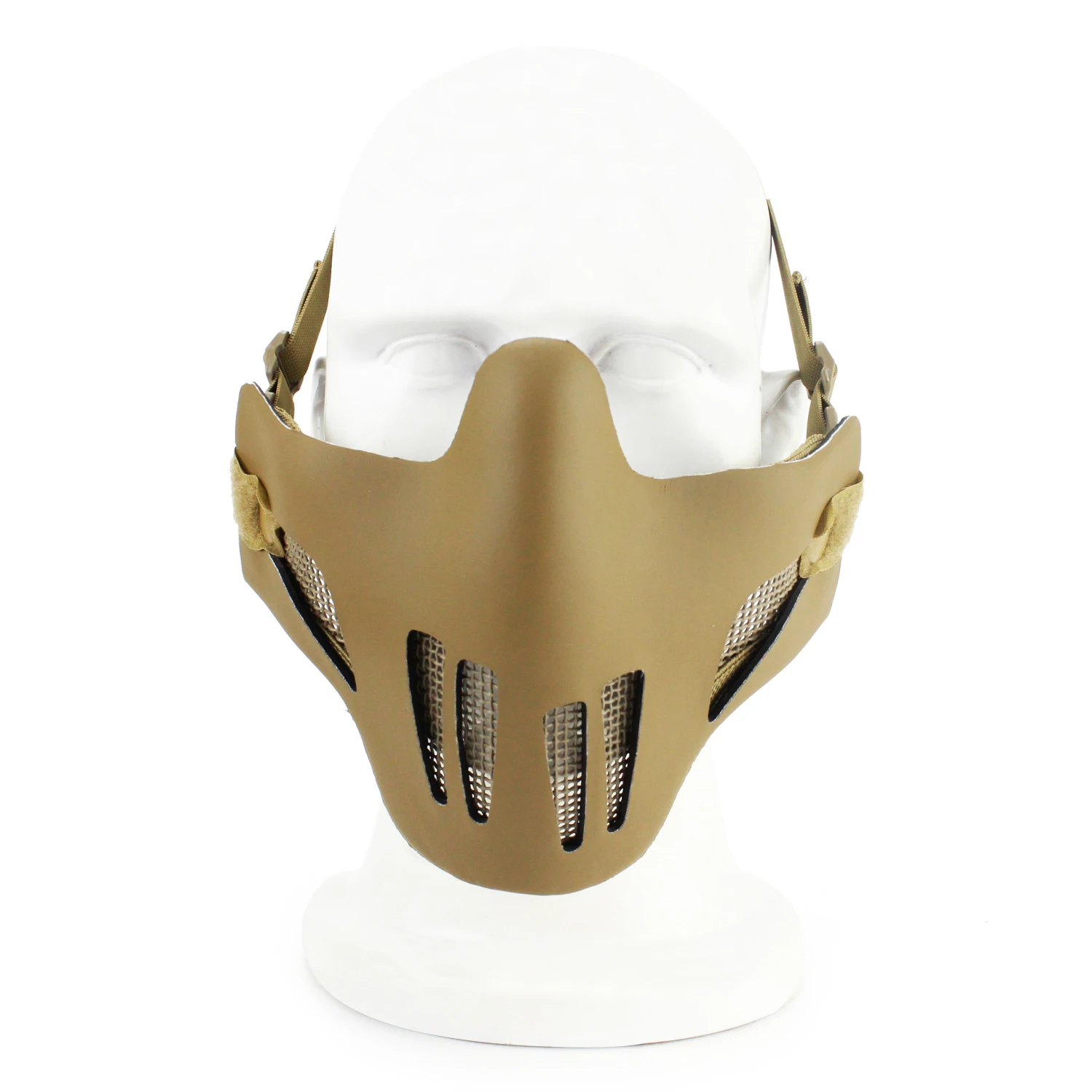 New DOUBLE-BAND SCOUTS MASK CS War Game Cosplay Hunting Shooting TPU Military Half Face Masks