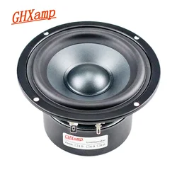 GHXAMP 4 Inch Midrange Speaker 4Ohm 25W Three-way Loudspeaker Dual Magnetic Cotton Fiber Cone For Car 5.1 Cinema Audio Unit 1PC