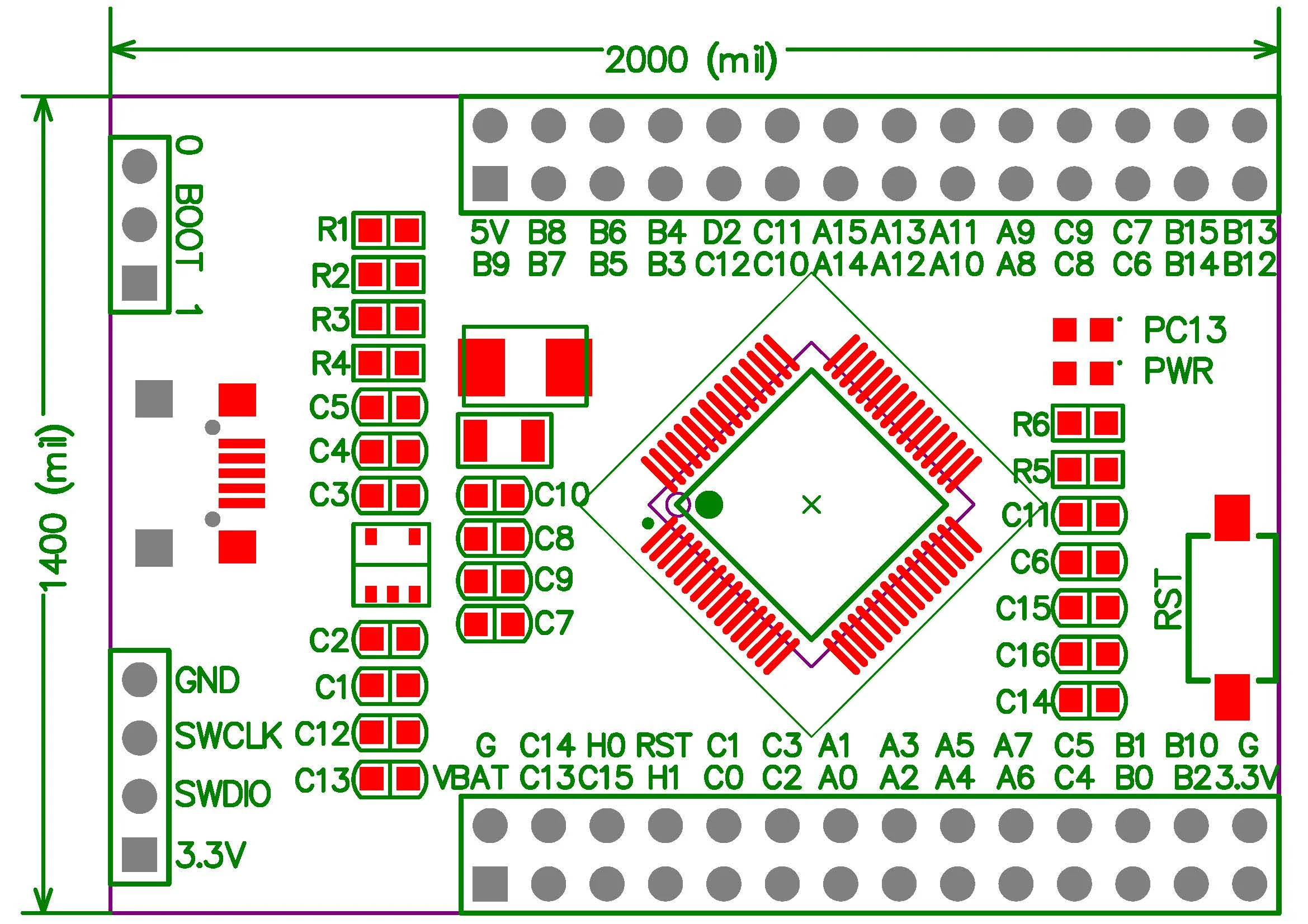 Stm32f413rgt6 الأساسية مجلس قدرة كبيرة MCU تطوير منتج جديد F413 عالية الأداء مجلس التقييم