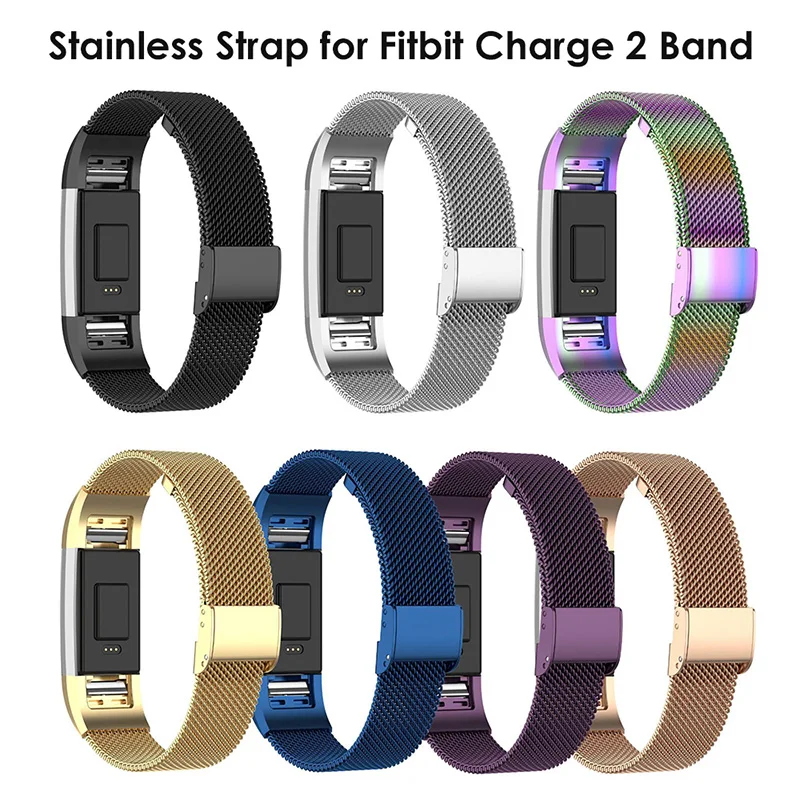 Fitbit Gebühr 3 4 SE Band Strap Für Fitbit Gebühr 2 Band Armband Milanese Metall Strap Für Smart Handgelenk Wacthband zubehör