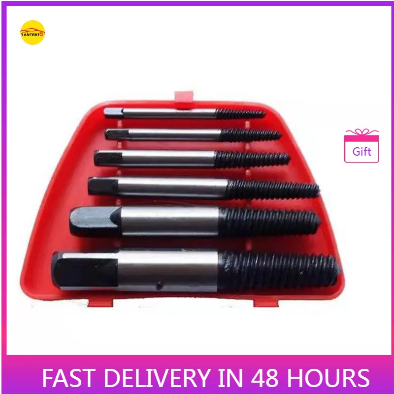 6 Cái/bộ Thép Carbon Hư Hại Vít Tẩy Thiệt Hại Vít Hút Dụng Cụ Cầm Tay