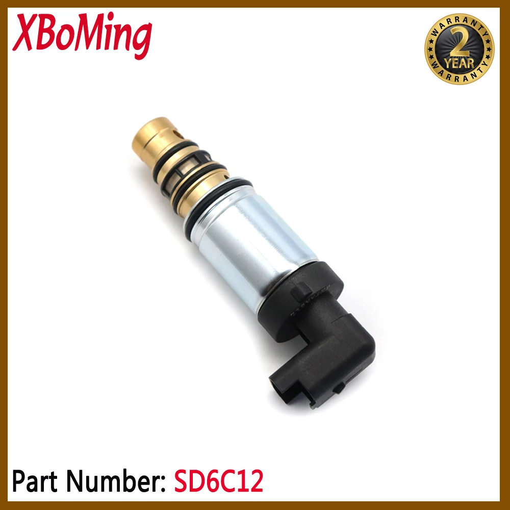 

SD6C12 Car AC Compressor Control Valve Fit For Citroen Peugeot 307 408 Fiat Chery 2003-2013