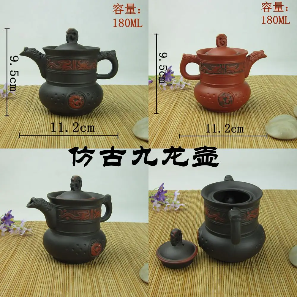 Archaistic Dragon Style Clay Teapot Kungfu Tea Set Beauty Kettle Traditional Chinese Tea Pot for Tea Lovers on Sale