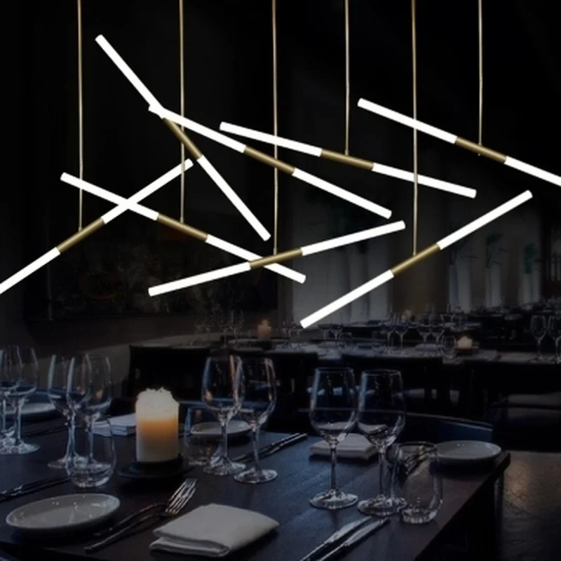 2018 nova arte nordic sala de jantar luz pingente simples restaurante café ramo árvore com g4 lâmpadas led luminárias