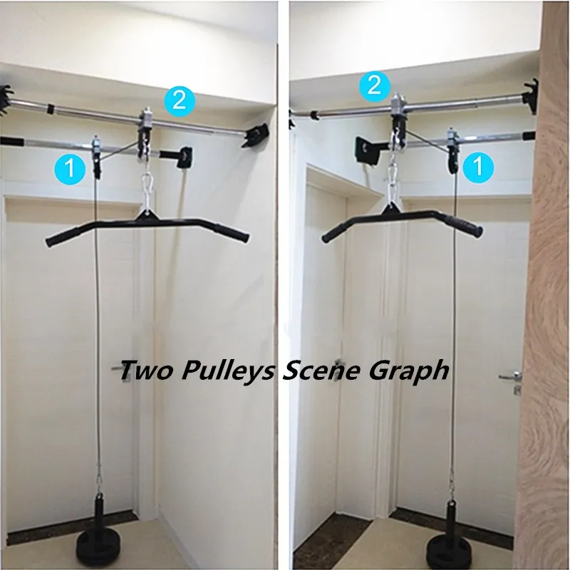 Siłownia Pully wspornik stojak Fix na 25-32MM średnica słup Lat Pull Down akcesoria do maszyn sprzęt trening siłowy mięśni