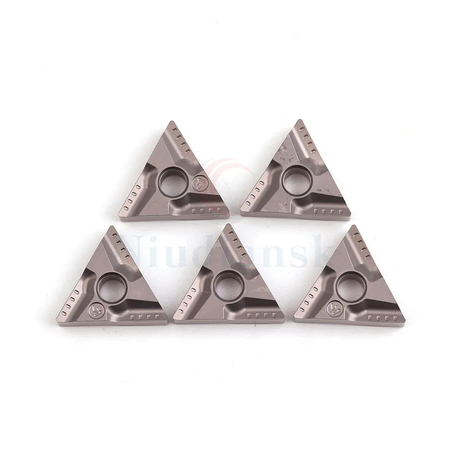 10PCS TNMG160404R-VF TNMG160408R-VF TNMG160404L-VF TNMG160408L-VF LF90 inserti in metallo duro CNC tornio utensili di tornitura cermet inserti