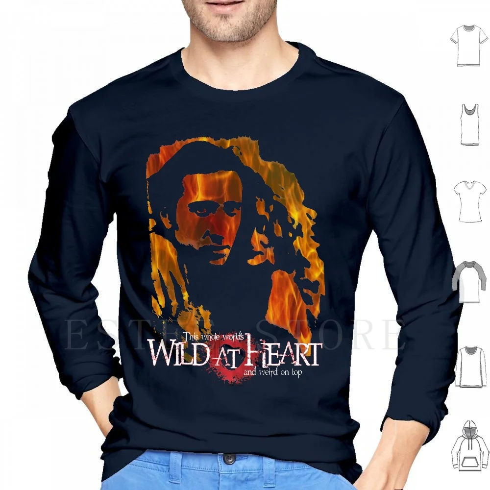 David Lynch's Wild At Heart Hoodies David Lynch Wild At Heart Nicholas Cage Laura Dern Barry Sailor And Lula Big