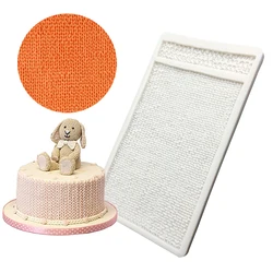 knitting Sweater Silicone Mold Cake Border Fondant Cake Decorating Tools Baking Cookie Chocolate Candy Mold